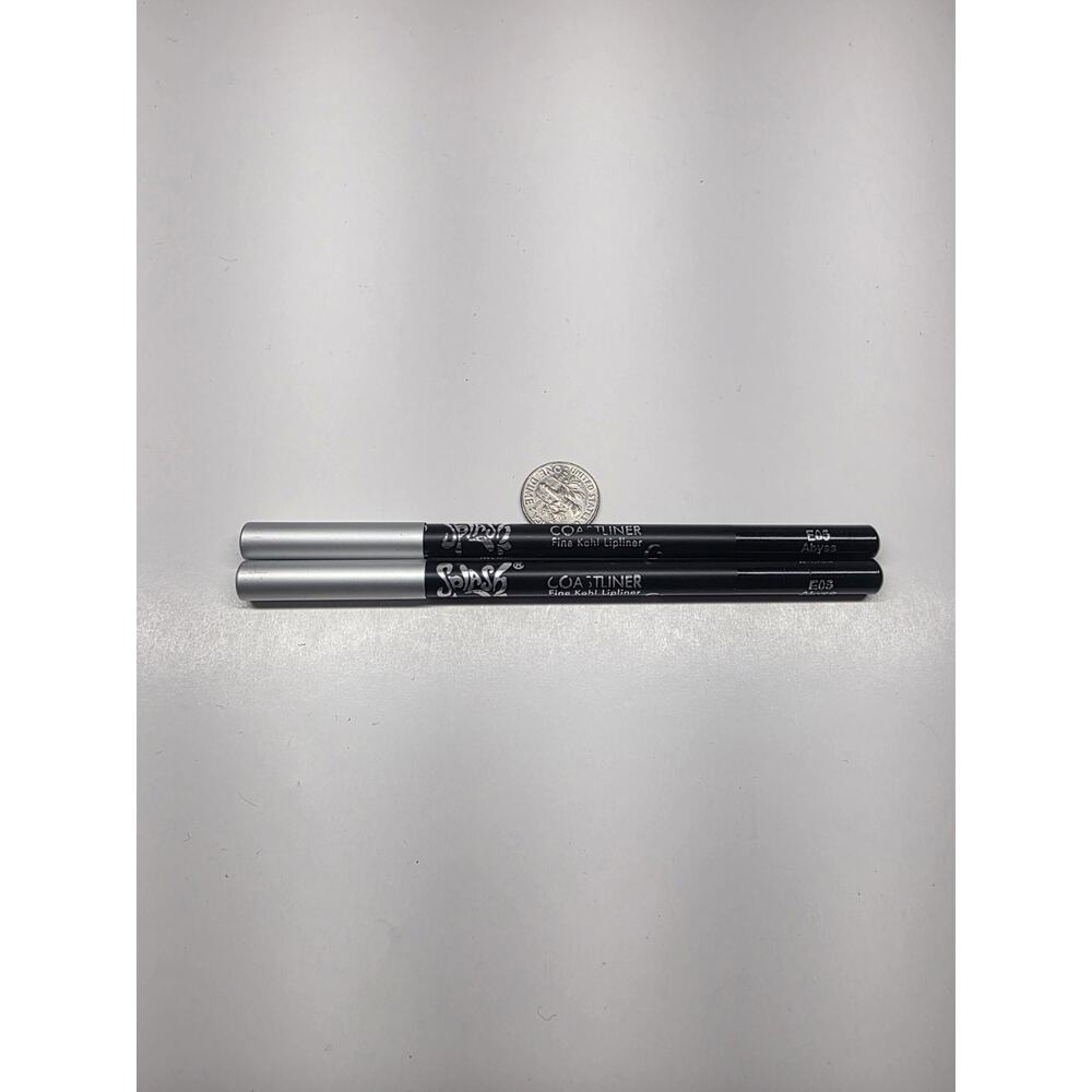 LA Splash Coastliner Fine Kohl Lip Liner 2 Pack E05 Abyss